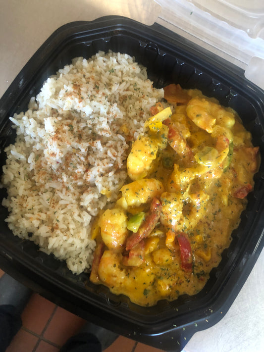 Curry Shrimp and Rice 🍚